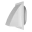 EUROPLAST ND15FV Ereszelem visszacsapó szeleppel - 150mm, fehér