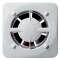 Blauberg ALPHA 100 fürdőszobai ventilátor, 100mm csonkkal - Design Konzept széria