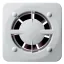 Blauberg ALPHA 100 fürdőszobai ventilátor, 100mm csonkkal - Design Konzept széria