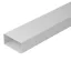 Műanyag lapos légcsatorna 60x204mm - 1500mm hosszú