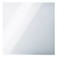   FPA 180/100 GLASS-1 WHITE fehér üveg ventilátor előlap Solid, Alpha és Omega ventilátorhoz (Design Konzept)