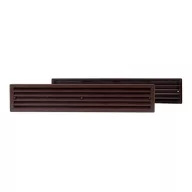   VR459 műanyag ajtórács dupla csomagolással, barna - 450x92mm