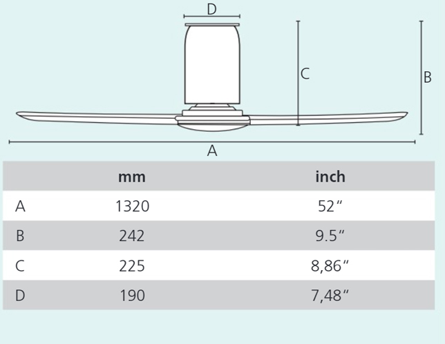 LERICI-matt-feher-mennyezeti-ventilatoros-lampa-meretek