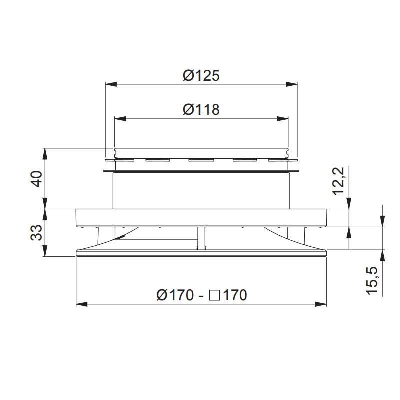 Renson Aeroo légszelep méretek ventilátorbolt
