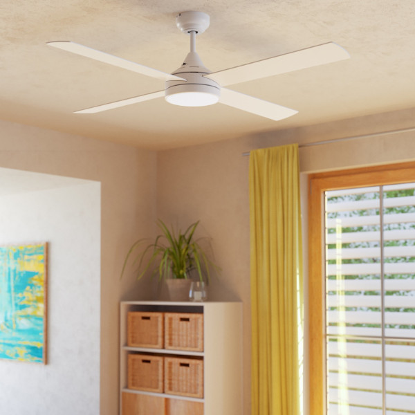 Trinidad mennyezeti ventilátoros lámpa fehér beépítve