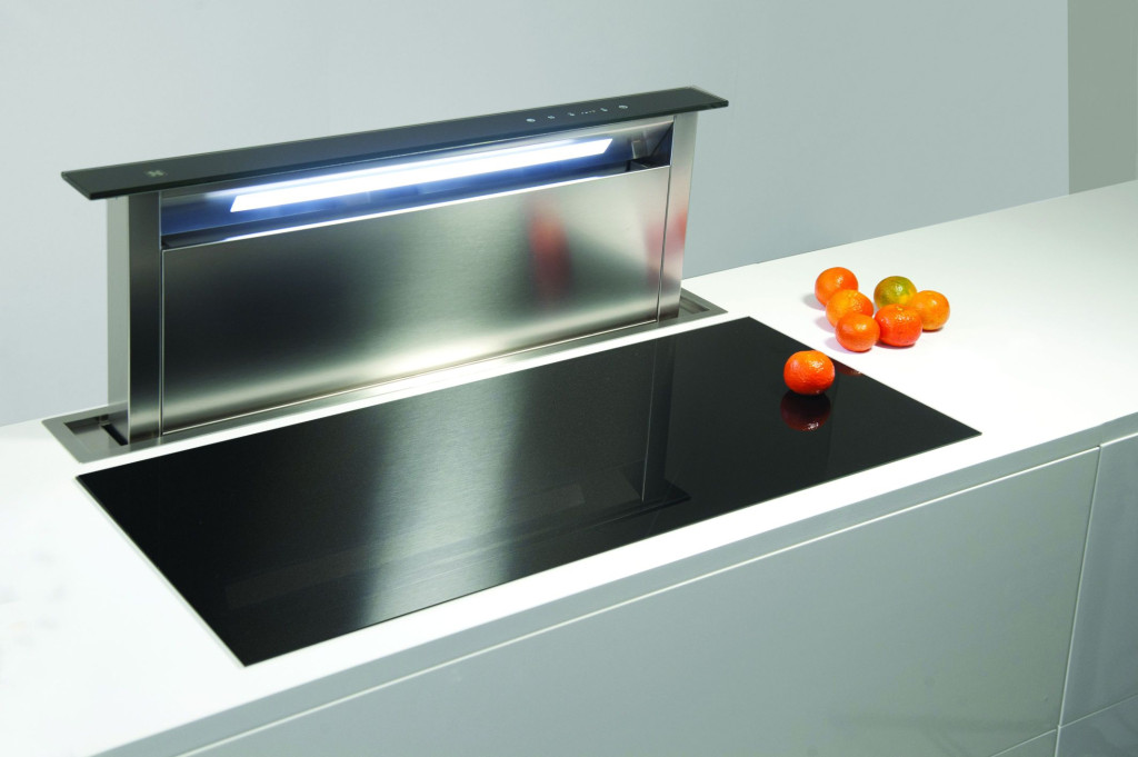 SIRIUS - Páraelszívó S-DD2 TC/L EM 86 fekete üveg/inox motor nélkül