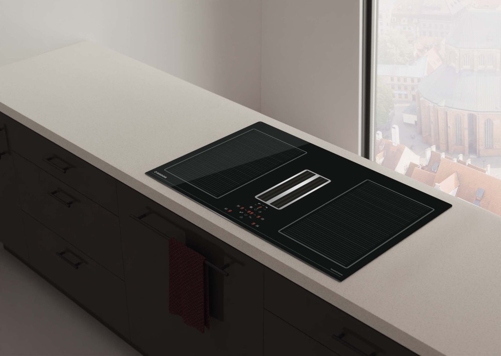 NODOR - NorCoock IS-N7220 BK indukciós főzőlap beépített elszívóval + plazma filter QUADRO 800 R