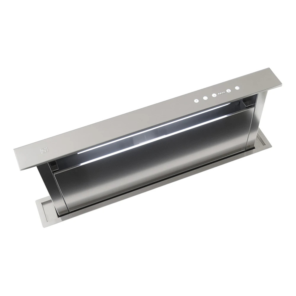 SIRIUS - Páraelszívó S-DD2/L EM 90 cm LED inox motor nélkül