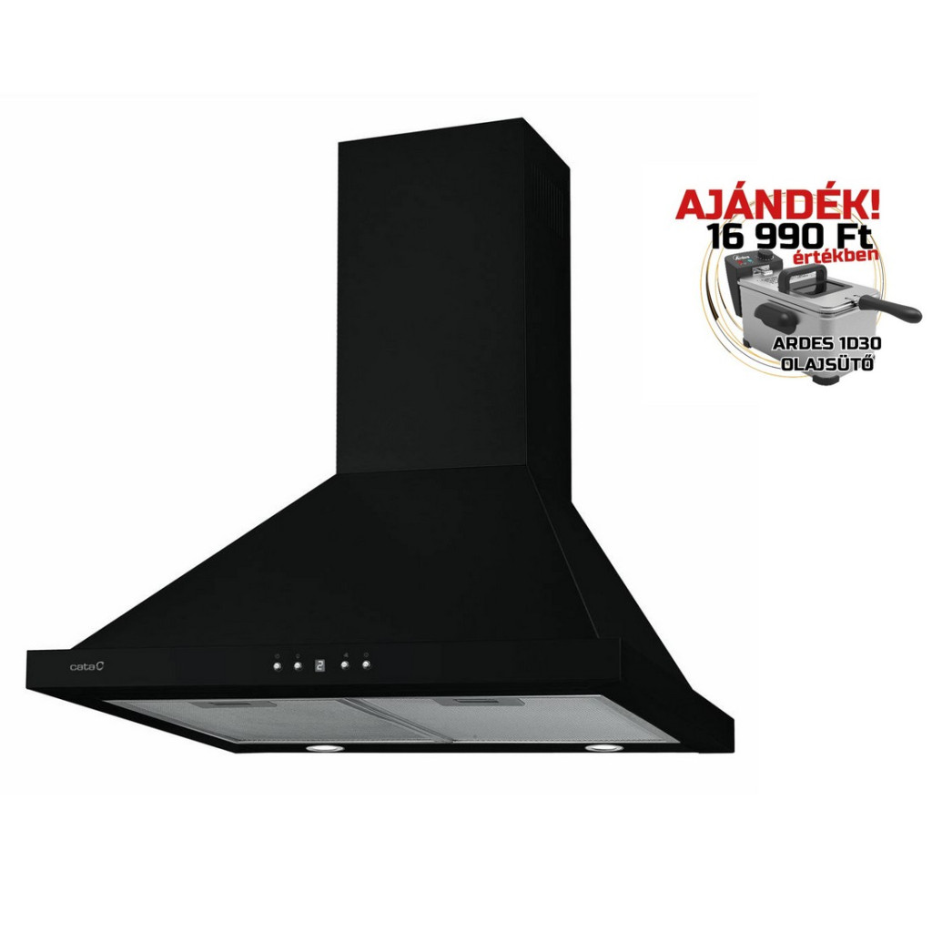 CATA - Páraelszívó BETA PRO 6000 BK fekete + fritőz 1D30