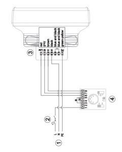 HC-3S rétegződésgátló ventilátor bekötése 1