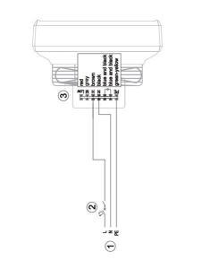 HC-3S rétegződésgátló ventilátor bekötése 3