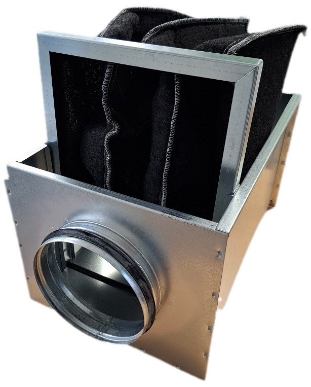 ONIX NA160 szűrőház aktívszén zsákos szűrőbetéttel