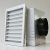 RENSON kültéri fehér fali rács 300x300mm NA150-160