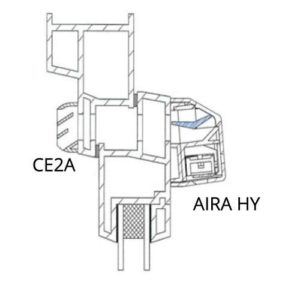 AIRA-HY nyílászáróba építhető higroszabályozású légbeeresztő beszerelése