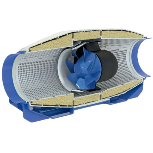 Blauberg inWave ipari csőventilátor belülről