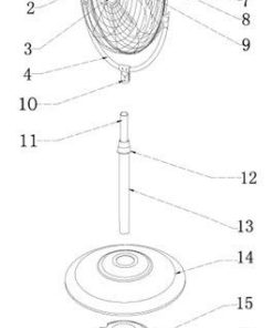 FES-45 álló ventilátor összeszerelése