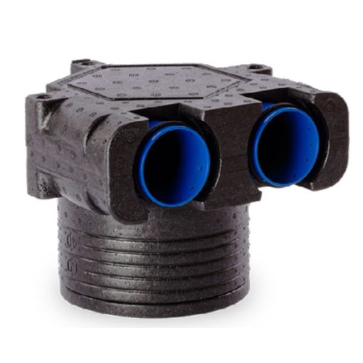 Alnor EPP műanyag szelepfogadó 2x75/125mm