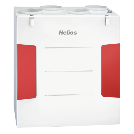 Helios KWL központi hővisszanyerős készülék oldalfalra