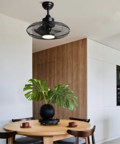 Igeldo lámpa ventilátorral beépítve