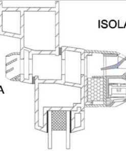 ISOLA-HY páratartalom szabályozású ablak légbevezető felépítése