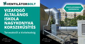 Ventilátorbolt Nagykonyha kivitelezés referencia Budapest