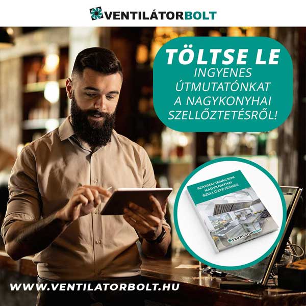 ipari konyha szellőztetés tudástár letölthető PDF anyag