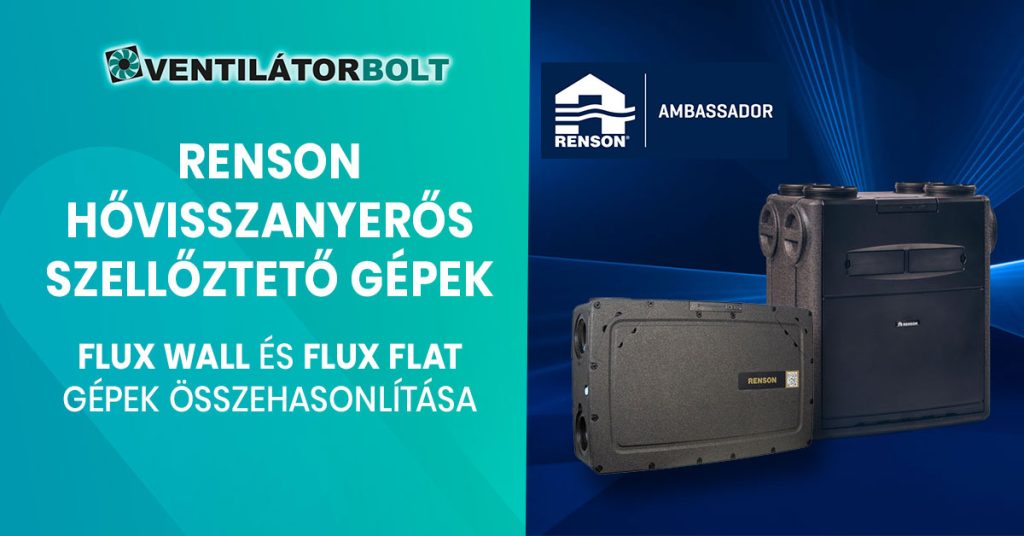 renson hővisszanyerős szellőztető gépek ventilátorbolt