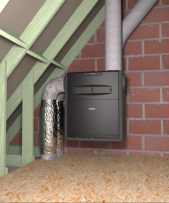 Renson FLUX WALL hővisszanyerős szellőztető gép beépítve