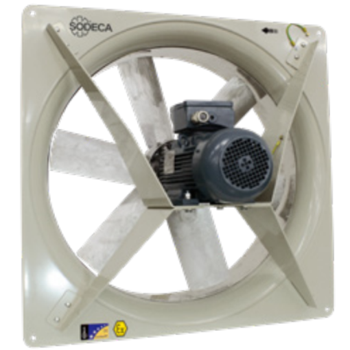 Sodeca HC/ATEX EX EB robbanásbiztos axiális ventilátor 71-100