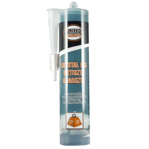 UNITED Crystal MS víztiszta ragasztó 280ml