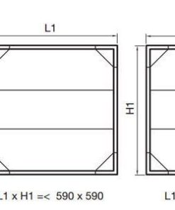 VK túlnyomás kibocsátó zsalu méretek